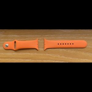 (Comes with small and medium band.) Orange Apple Watch band! Make an offer!
